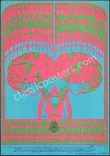 Beautiful Original FD-64 The Doors Poster