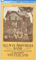 Scarce Signed and Certified The Allman Brothers Band Poster