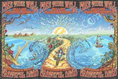 Awesome Triptych of Mike DuBois Fare Thee Well Posters