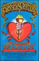 Popular BG-136 Heart and Torch Poster