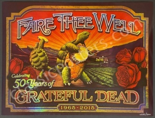 Awesome Brian Carroll Fare Thee Well Poster