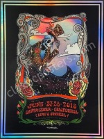 Superb Robert Marx Fare Thee Well Santa Clara Foil Poster