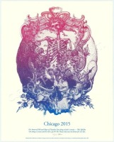 Artistic Kyle Baker Grateful Dead Chicago Fare Thee Well Poster