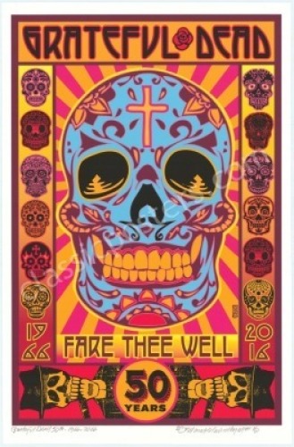 Awesome David Byrd Fare Thee Well Poster