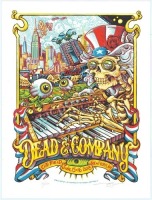 Interesting 2018 A.J. Masthay Citi Field, NY Dead & Company Poster