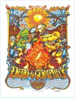 Awesome Summer 2018 Dead & Company Tour Poster