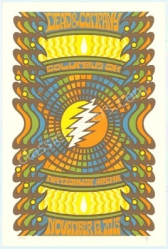 Alluring 2015 Dead & Company Columbus Poster