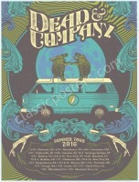 Status Serigraph Dead & Company Summer 2016 Tour Poster
