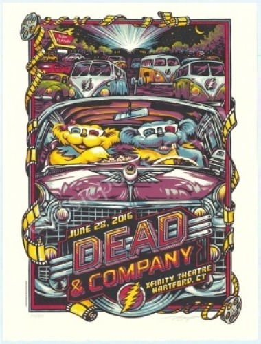 2016 Dead & Company at Xfinity Theatre Poster