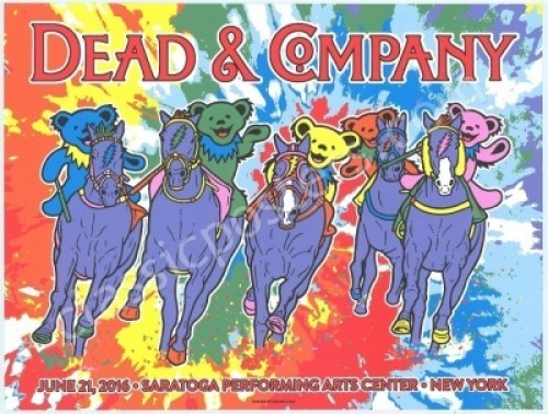 Vibrant Dead & Company New York Gigart Poster