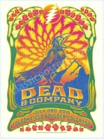 Stunning Set of Two Folsom Field Boulder Dead & Company Posters
