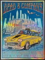 Foil Madison Square Garden Dead & Company 2017 Poster