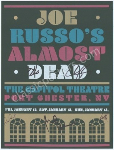 Signed 2018 Joe Russo's Almost Dead Poster