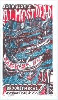 Attractive Band-Signed Jim Pollock Joe Russo's Almost Dead Poster