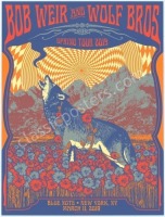 Lovely Bob Weir and Wolf Brothers Spring Tour 2019 Poster