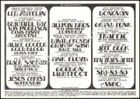 Scarce Bill Graham Presents Led Zeppelin Poster