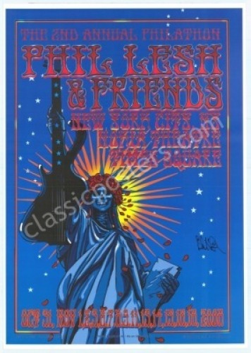 Phil Lesh-Signed 2008 Philathon Poster by Richard Biffle