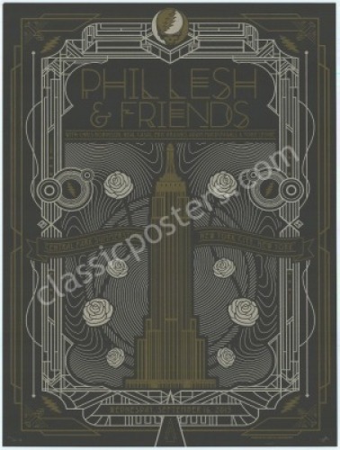 Stunning Gold Foil Variant Phil Lesh Poster