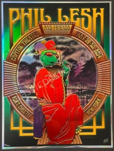 A Second Phil Lesh & Friends 2014 Foil Poster