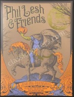 Phil Lesh & Friends 2016 Gold Foil Headless Horseman Poster