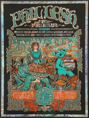 Beautiful Phil Lesh & Friends Nathaniel Deas Foil Poster