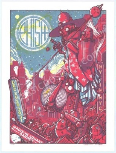 2016 Phish New Year's Shows Variant Poster
