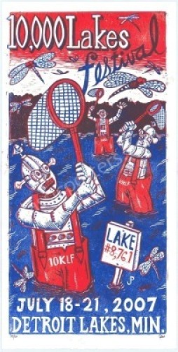 Scarce 2007 10,000 Lakes Festival Poster