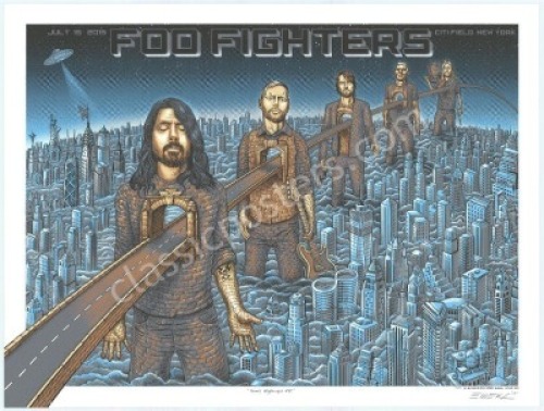 Intriguing 2015 Foo Fighters Poster