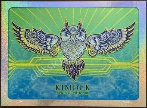 Steve Kimock 2016 Spring Tour Foil Poster
