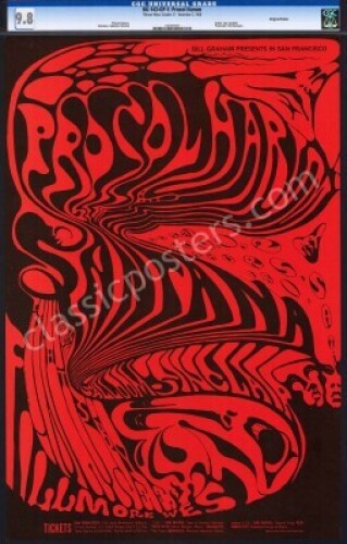 Pristine Certified BG-143 Santana Poster