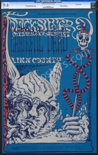 Impeccable Certified BG-144 Grateful Dead Poster