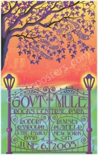 Signed 2005 Gov't Mule Poster