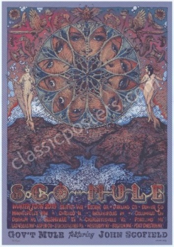Gov't Mule 2015 Winter Tour Poster