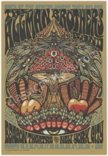 Wonderful 2011 The Allman Brothers Poster