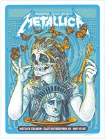 Scarce 2017 Metallica New Jersey Poster