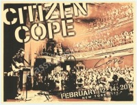 Signed 2010 Citizen Cope Poster