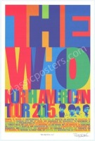 A Second 2015 The Who North American Tour Poster