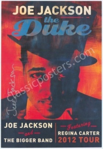 Signed 2012 Joe Jackson Poster