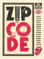 2015 Rolling Stones Zip Code Tour Poster