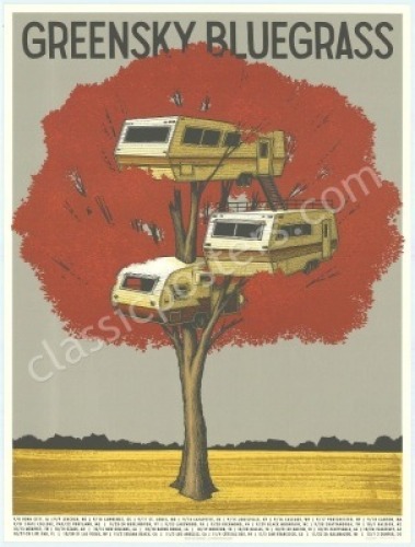 2016 Greensky Bluegrass Tour Poster