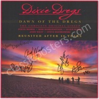 Band-Signed Dixie Dregs Promotional Poster