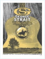 Attractive 2014 George Strait Tour Poster