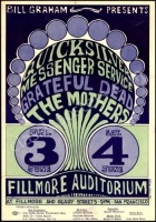 Popular Original BG-9 Grateful Dead Poster