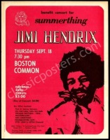 1969 Jimi Hendrix Boston Handbill