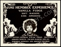 Jimi Hendrix Seattle Handbill