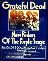 Scarce 1971 Grateful Dead New York Poster
