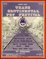 Scarce 1970 Festival Express Poster