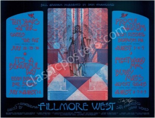 Signed BG-245 Double-Sized Fillmore Poster