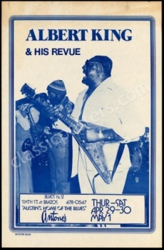 Very Nice Albert King Antone's Poster