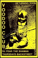 Interesting Signed Frank Kozik Voodoo Club Poster